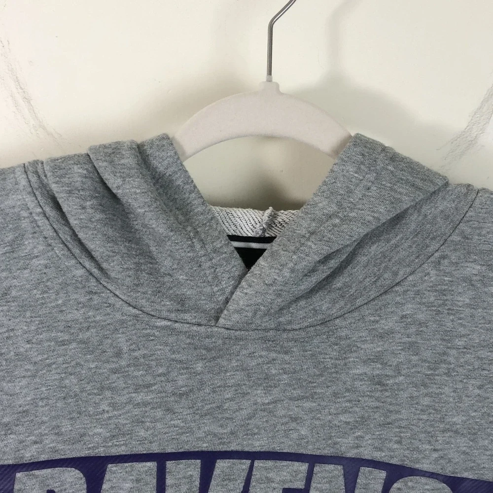 Nike Baltimore Ravens NFL Hoodie Sweatshirt Youth Sz L(14/16) Gray Black Purple